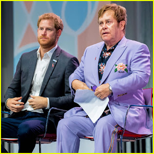 Prince Harry Reunites With Elton John to Launch AIDS Initiative in Amsterdam