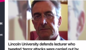 Robert Spencer Video: University Lecturer Under Fire for Saying Muslims Commit Terror Attacks