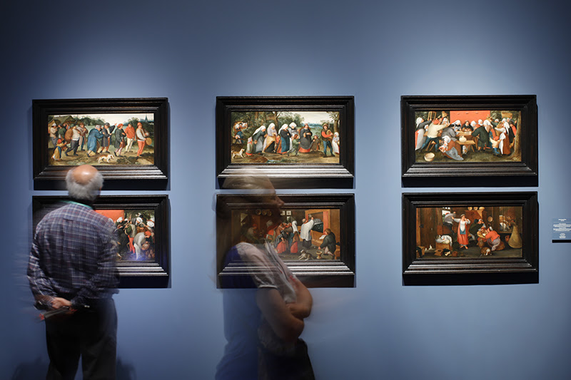 Vista de la exposición Brueghel. Maravillas del arte Flamenco ©Jesús Varillas, cortesía Arthemisia