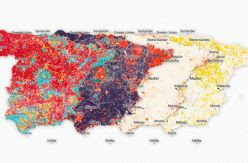 MAPA | Radiografía de la población española: la brecha generacional, de origen y género, calle a calle