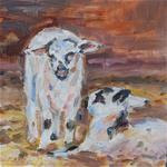 Lamb, Sheep Painting, Original oil by Carol DeMumbrum - Posted on Saturday, November 15, 2014 by Carol DeMumbrum