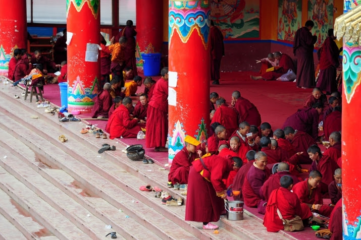 Nuns at Larung Gar. From flickr.com
