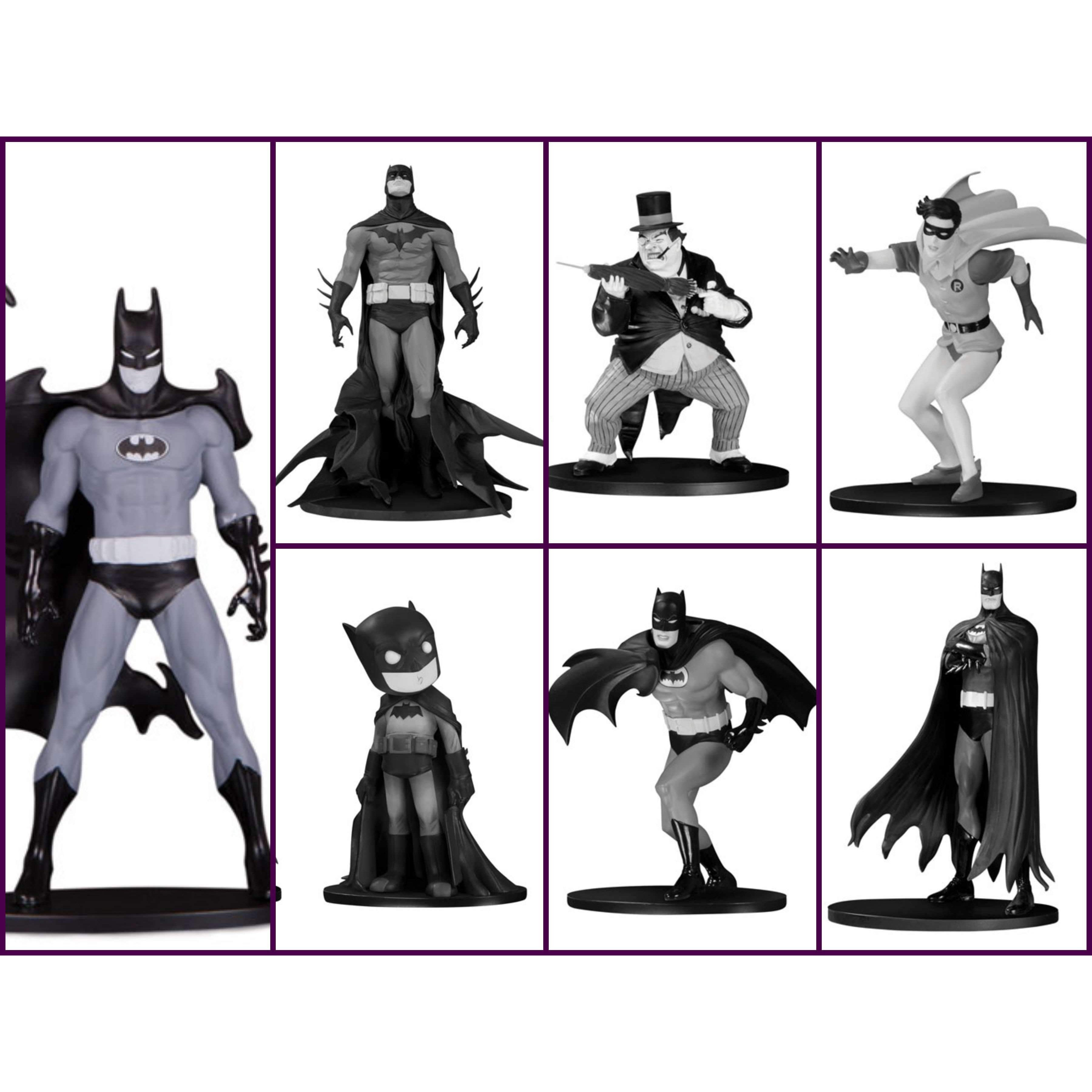 Image of Batman Black and White Mini Figure Box Set #4 - NOVEMBER 2019