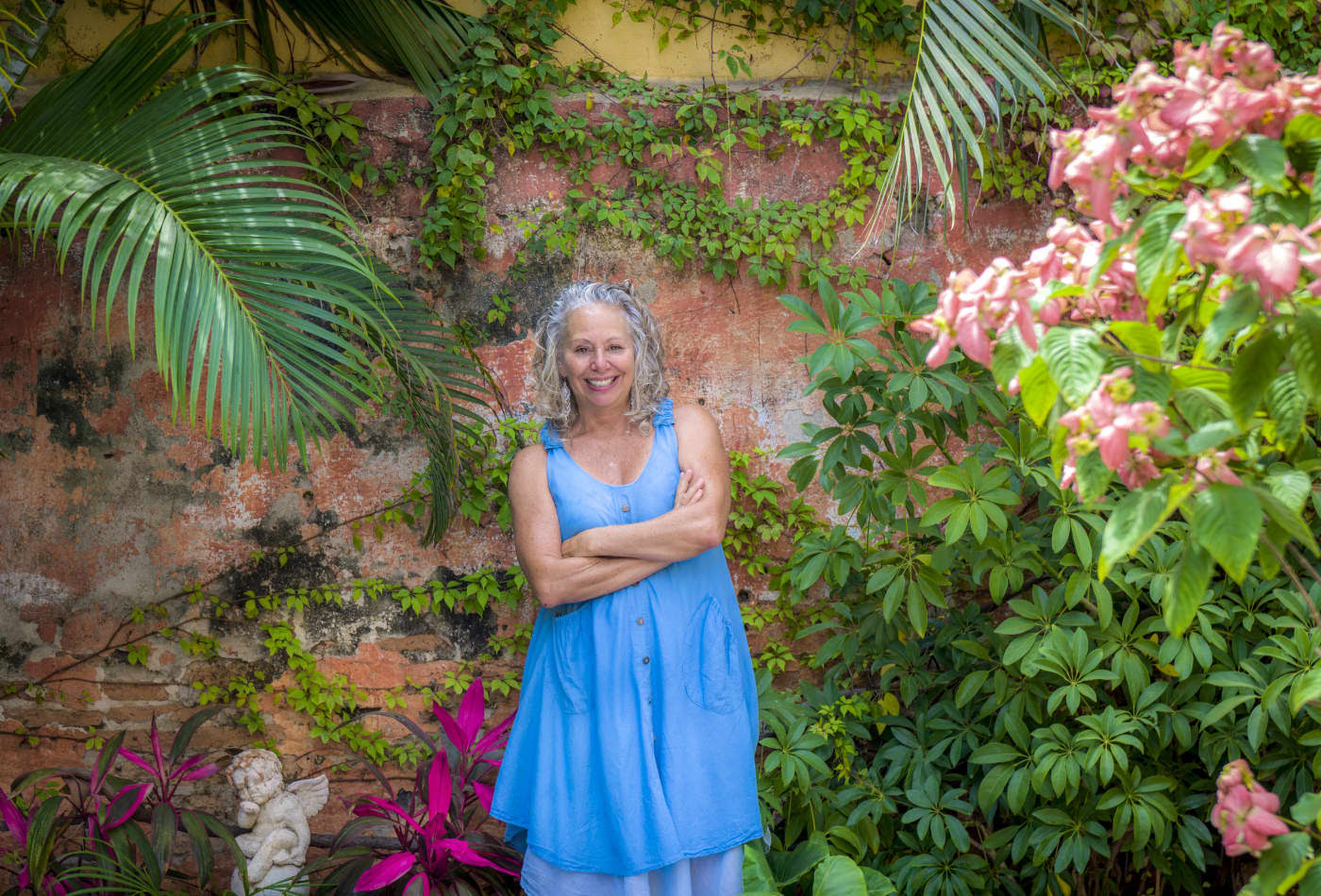 A autora, Janet Blaser, em Mazatlán, México.