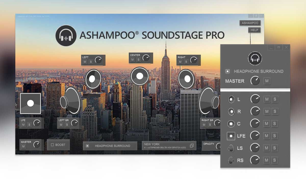Ashampoo Soundstage Pro Screenshot