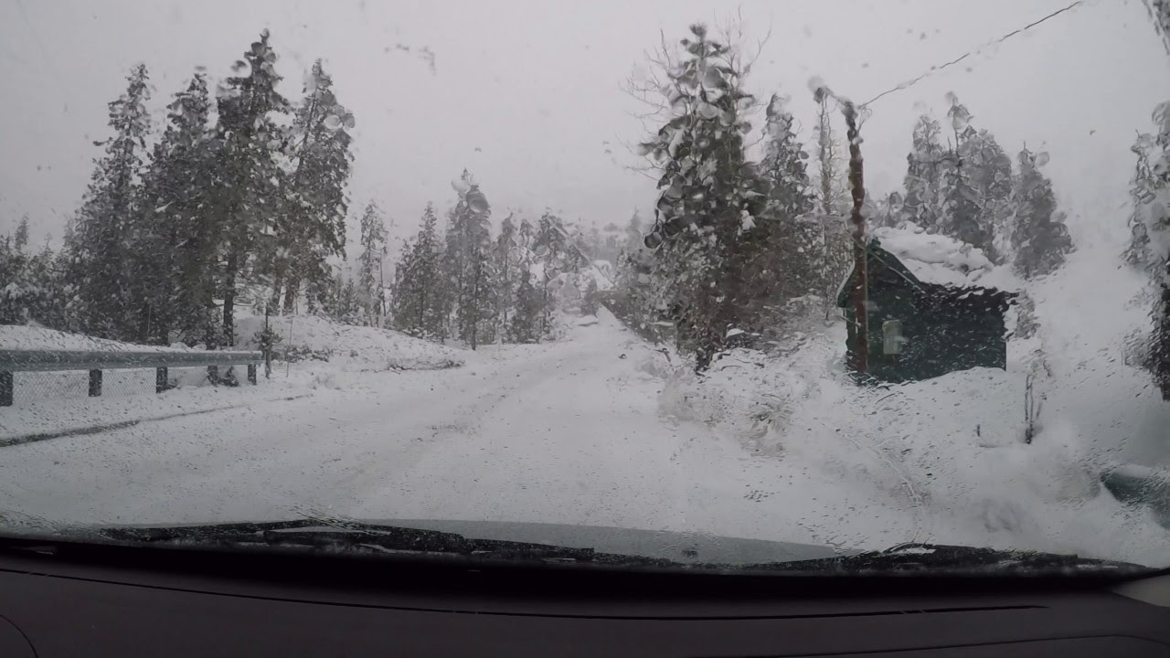 Donner Pass in the snow YouTube