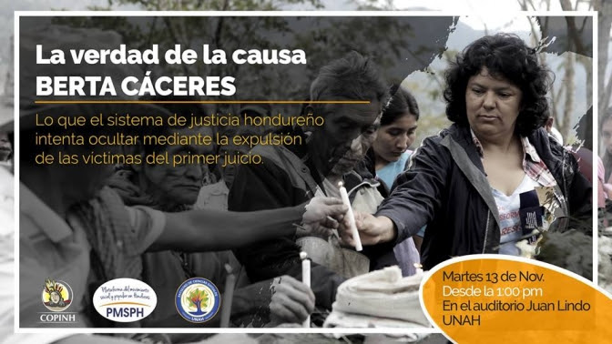 Lo que el sistema de justicia intenta ocultar en el caso de Berta Cáceres