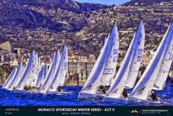 J/70s sailing off Monaco