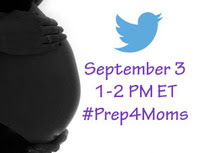 September 3. 1-2 PM ET. #Prep4Moms