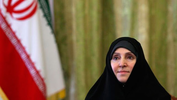 Marzieh Afkham, portavoz del ministerio de Relaciones Exteriores de Irán. Foto: DPA.