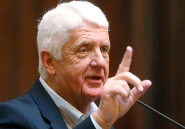 Utah Republican Rep. Rob Bishop speaks on the Senate floor at the Utah State Capitol in Salt Lake City in February. (AP Photo/Rick Bowmer, File)