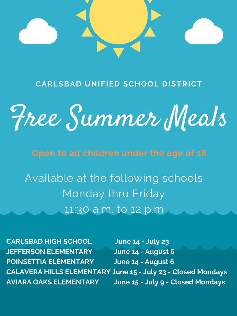 CUSD Free Summer Meals