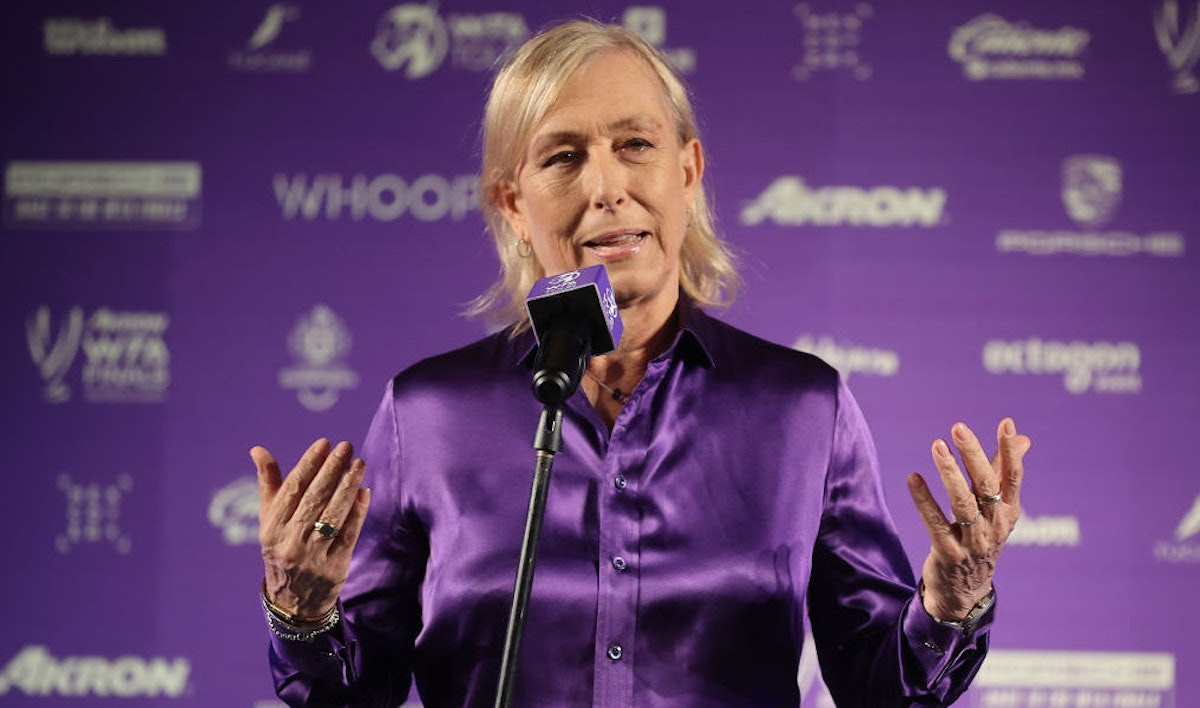 ‘I Find It Really, Really Cowardly’: Martina Navratilova Rips Australian Open For Asking Fans To Remove ‘Where Is Peng Shuai’ T-Shirts