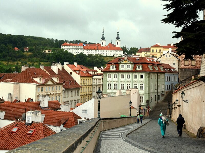 Вид со стен Пражского Града