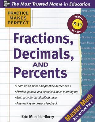Practice Makes Perfect: Fractions, Decimals, and Percents EPUB