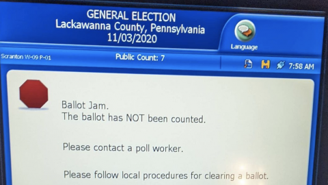 Vexed Voters In Scranton, PA – Voting Machines Not Accepting Ballots