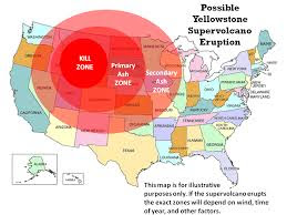 Image result for yellowstone volcano blowing up