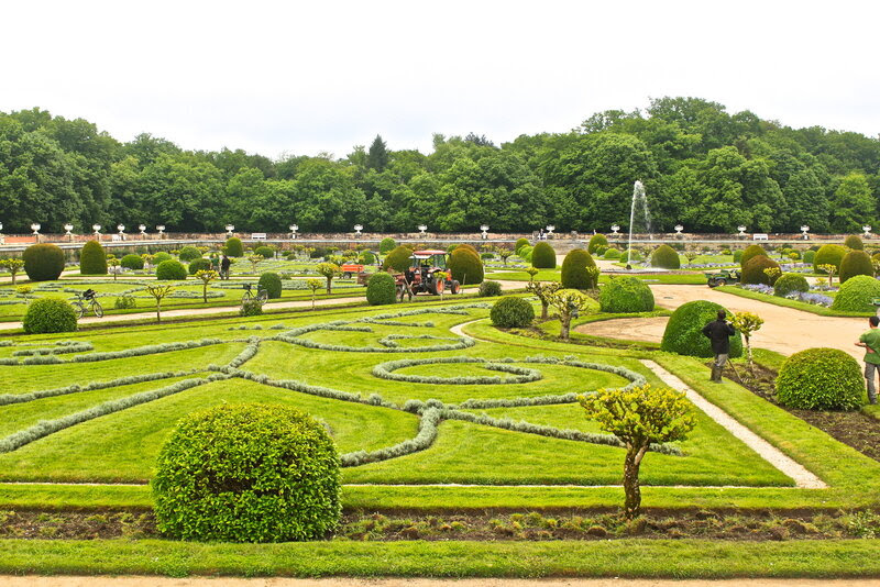 Сады замка Шенонсо.
