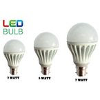  Combo of 3W, 5W, 7W Led Bulbs(Set of 3 Bulbs)