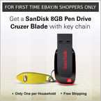  8GB Sandisk Pendrive Free by buying this Key Chain