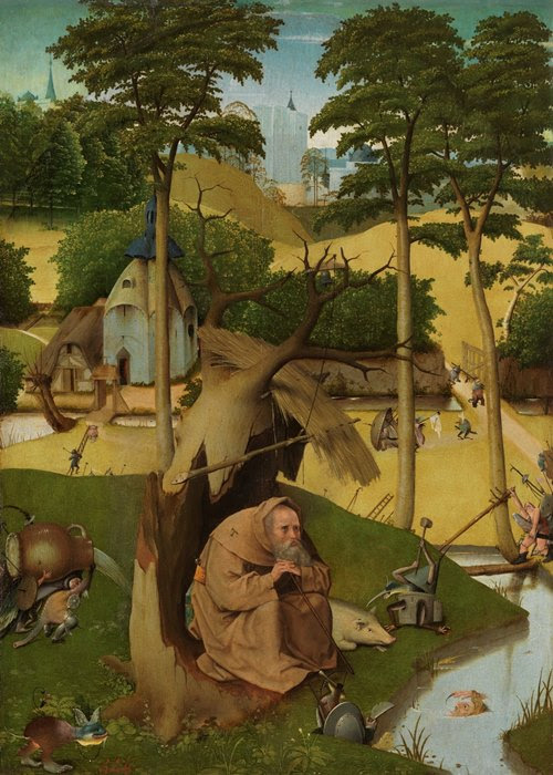 El Bosco, 'Las tentaciones de San Antonio Abad' (1515). Museo del Prado.