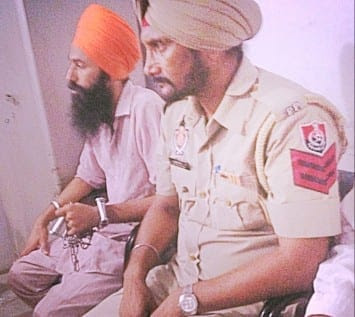 File photo: Bhai Papalpreet Singh in police custody