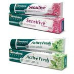 Himalaya Herbals Gum Expert : Combo of Sensitive Toothpaste + Active Fresh Gel