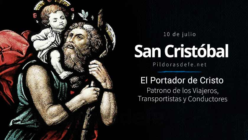 san cristobal el portador de cristo santo patrono de los viajeros