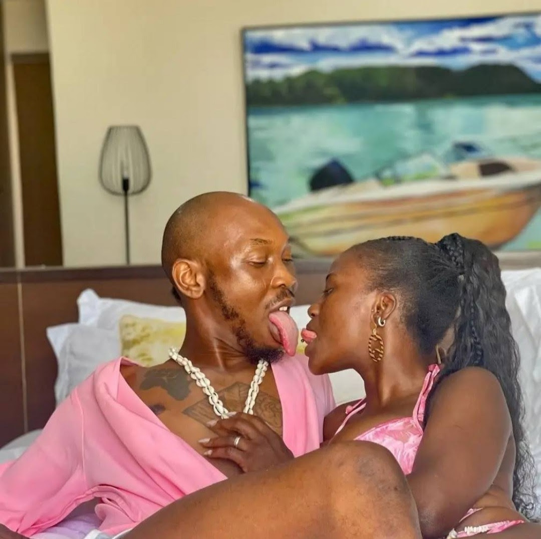 Seun Kuti and his woman, Yetunde George Ademuluyi, share frisky bedroom photos 