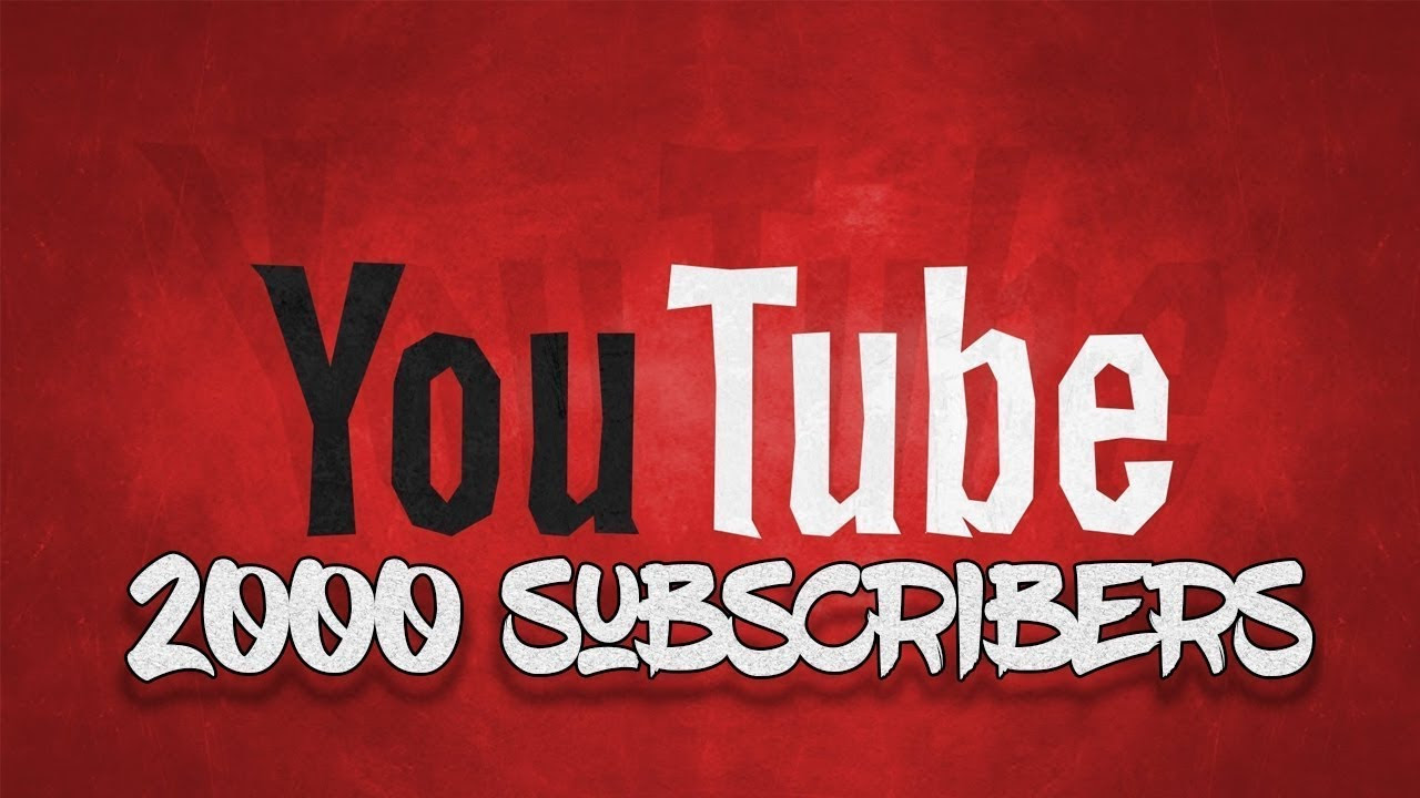 2000 subscribers Thank you - YouTube