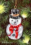 Snowman Ornament - Posted on Thursday, December 4, 2014 by Patricia Ann Rizzo