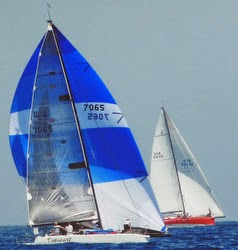 J/125 and J/145 sailing Santa Barbara to King Harbor race