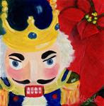 Nutcracker and Poinsettia - Posted on Monday, December 22, 2014 by Sandy Abouda