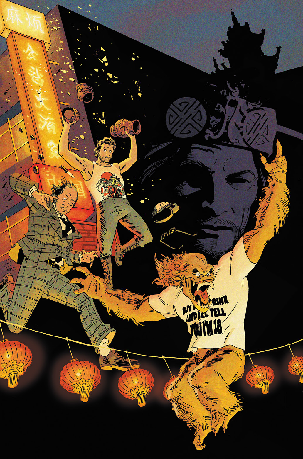 BIG TROUBLE IN LITTLE CHINA #4 Cover C by Evan Shaner