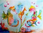 Rainbow Seahorses - Posted on Monday, February 16, 2015 by Delilah Smith