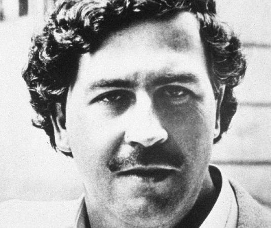 Pablo Escobar's face