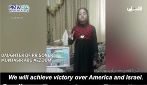 ‘Palestinian’ girl: ‘Daddy gave me a machine gun and a rifle. We will achieve victory over America and Israel.’