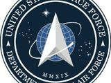 The logo for the new U.S. Space Force, as tweeted by President Trump on Friday, January 24, 2020. (Twitter)