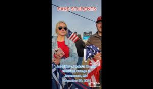 EXPOSED! Paid Actors Bussed in Pretend to be Students Supporting Biden…REAL Students Expose the Lie