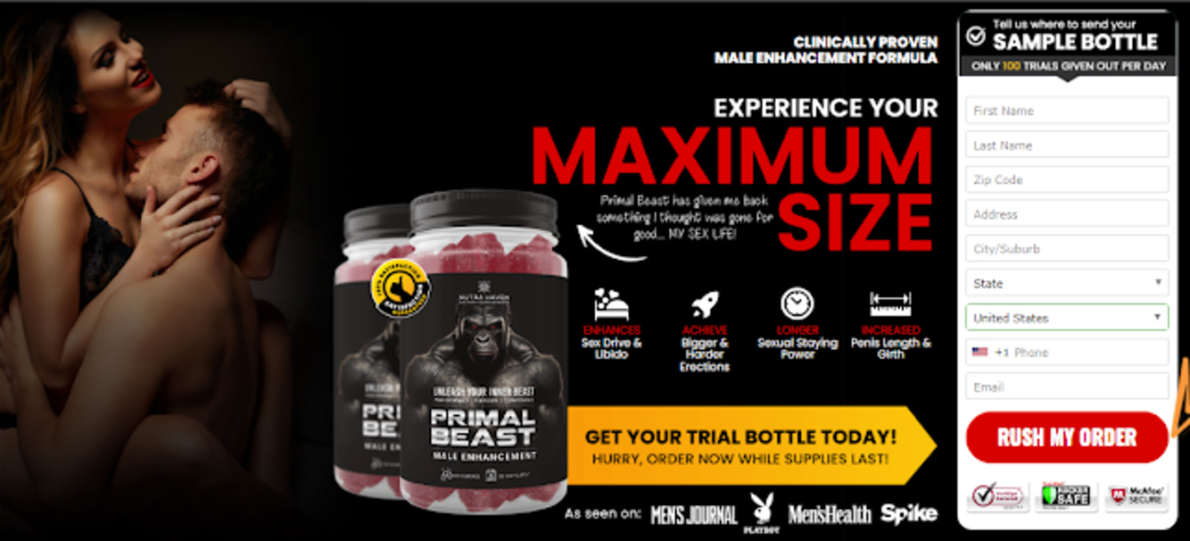 Improve Your Sexual Health and Overall Well-being with Primal Beast Male  Enhancement Gummies