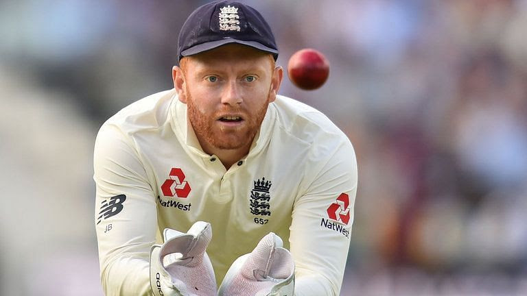 Jonny Bairstow has been keeping the wickets for England in test matches.