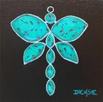 Turquoise Dragonfly - Posted on Monday, April 13, 2015 by Dicksie McDaniel