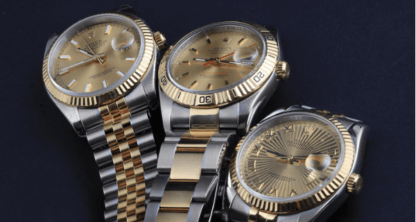 Rolex Datejust 36mm watches in Rolesor Steel Yellow Gold