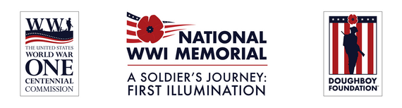 WWI Commission - FIrst Illumination - Doughboy Foundation logos trio