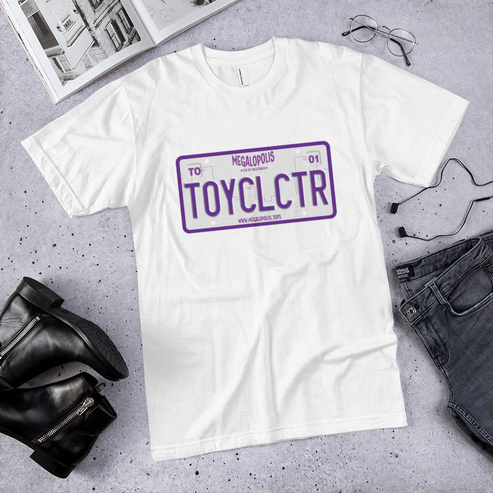 Image of Toy Collector License Plate Unisex American Apparel T-Shirt