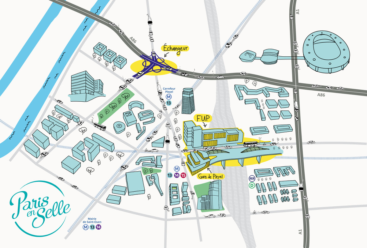 Carte du FUP à Saint-Denis