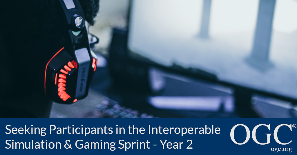 Banner calling for participation in the second interoperable simulation and gaming sprint