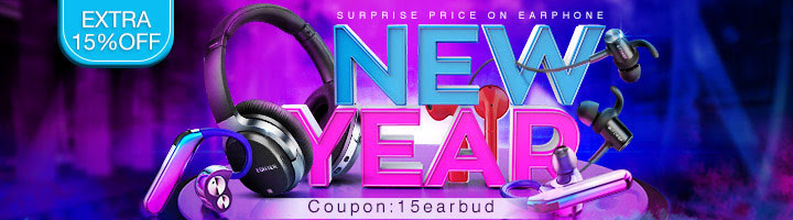 Extra 15% OFF for earphone