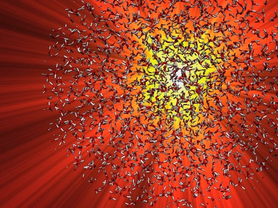 Μια ριπή ακτινοβολίας terahertz μπορεί να θερμάνει το νερό στους 600 βαθμούς Κελσίου σε μισό πικοδευτερόλεπτο, με το νερό να διατηρεί την πυκνότητα της υγρής φάσης. Credit: Oriol Vendrell/DESY