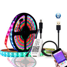 Bluetooth USB APP Controle RGB LED Kit de Luz de Tira